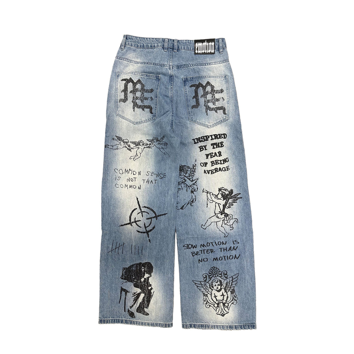 Mixed Emotion Blue “Canvas” Denim