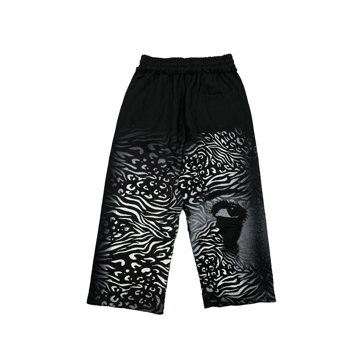 Mixed Emotion Black ‘Striped’ Sweatpants