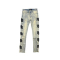 Mixed Emotion ‘Desert’ Monogram Denim