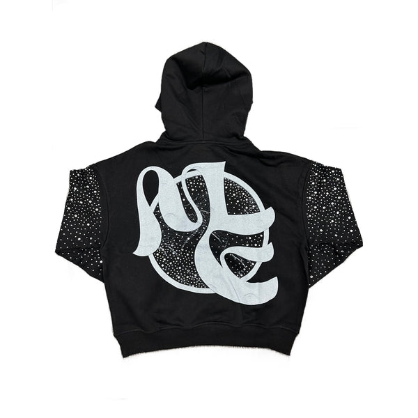 Mixed Emotion Archer Rhinestone Hoodie